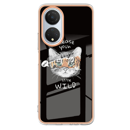 For Honor X7 Electroplating Marble Dual-side IMD Phone Case(Natural Growth) - Honor Cases by PMC Jewellery | Online Shopping South Africa | PMC Jewellery | Buy Now Pay Later Mobicred