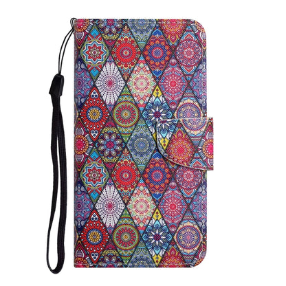 For iPhone 16 Pro 3D Colored Drawing Flip Leather Phone Case(Kaleidoscope) - iPhone 16 Pro Cases by PMC Jewellery | Online Shopping South Africa | PMC Jewellery | Buy Now Pay Later Mobicred