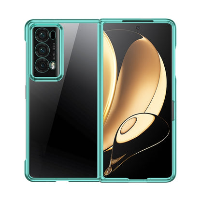 For Honor Magic V2 Ultra-thin Plating PC Phone Case(Green) - Honor Cases by PMC Jewellery | Online Shopping South Africa | PMC Jewellery | Buy Now Pay Later Mobicred