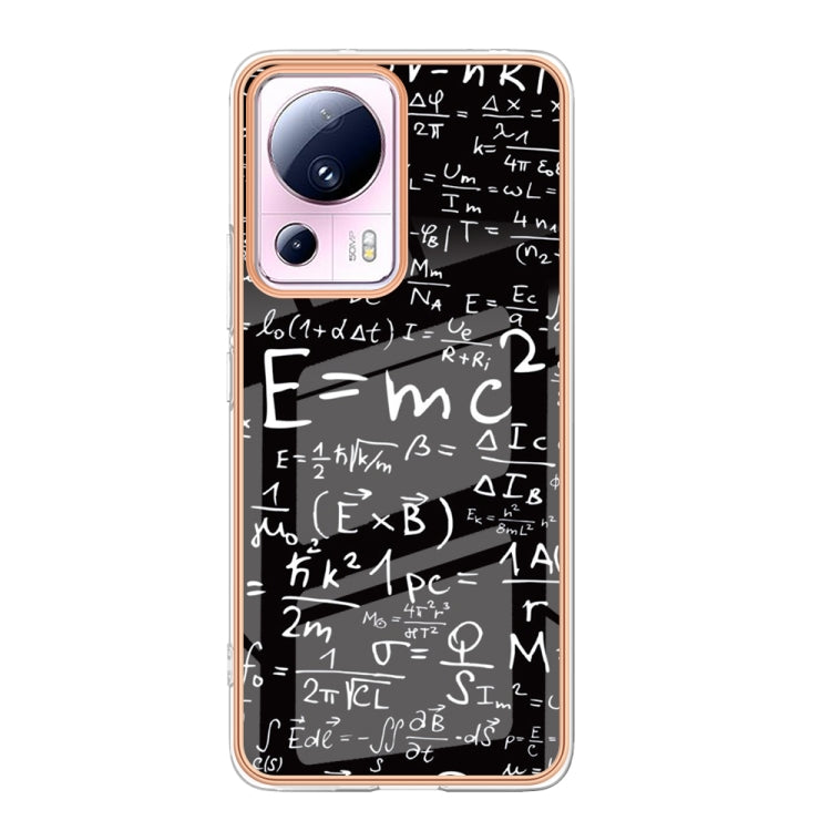 For Xiaomi 13 Lite 5G Electroplating Marble Dual-side IMD Phone Case(Equation) - 13 Lite Cases by PMC Jewellery | Online Shopping South Africa | PMC Jewellery | Buy Now Pay Later Mobicred