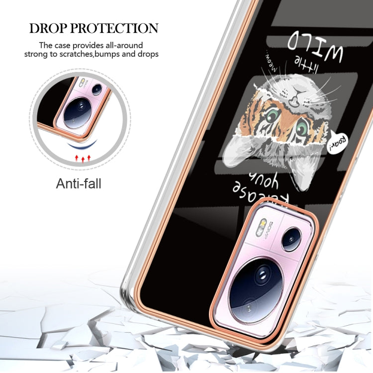 For Xiaomi 13 Lite 5G Electroplating Marble Dual-side IMD Phone Case(Natural Growth) - 13 Lite Cases by PMC Jewellery | Online Shopping South Africa | PMC Jewellery | Buy Now Pay Later Mobicred