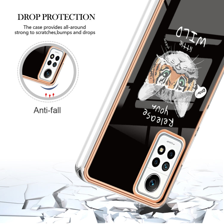 For Xiaomi Redmi Note 12 Pro 4G Global Electroplating Marble Dual-side IMD Phone Case(Natural Growth) - Xiaomi Cases by PMC Jewellery | Online Shopping South Africa | PMC Jewellery | Buy Now Pay Later Mobicred