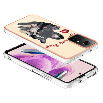 Xiaomi Redmi Note 12S 4G Electroplating Marble Dual-side IMD Phone Case(Lucky Dog) - Xiaomi Cases by PMC Jewellery | Online Shopping South Africa | PMC Jewellery | Buy Now Pay Later Mobicred