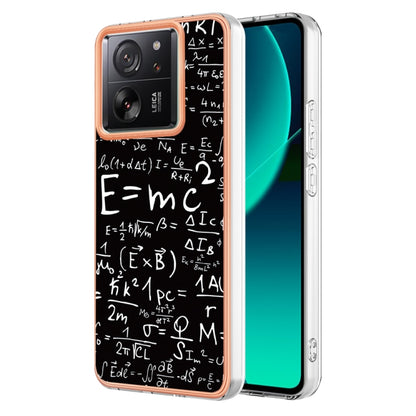 For Xiaomi 13T/13T Pro Electroplating Marble Dual-side IMD Phone Case(Equation) - Xiaomi Cases by PMC Jewellery | Online Shopping South Africa | PMC Jewellery | Buy Now Pay Later Mobicred