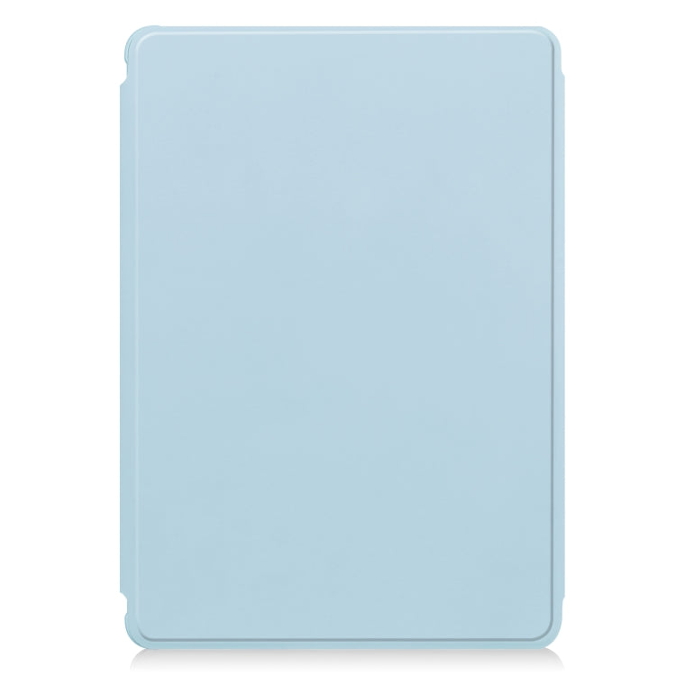 For Samsung Galaxy Tab S9 360 Rotation Transparent Smart Leather Case with Keyboard(Sky Blue) - Galaxy Tab S9 Cases by PMC Jewellery | Online Shopping South Africa | PMC Jewellery