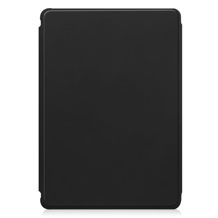 For Samsung Galaxy Tab S9 FE+ / S10+ 360 Rotation Transparent Smart Leather Case with Keyboard(Black) - Galaxy Tab S9 FE+ by PMC Jewellery | Online Shopping South Africa | PMC Jewellery | Buy Now Pay Later Mobicred