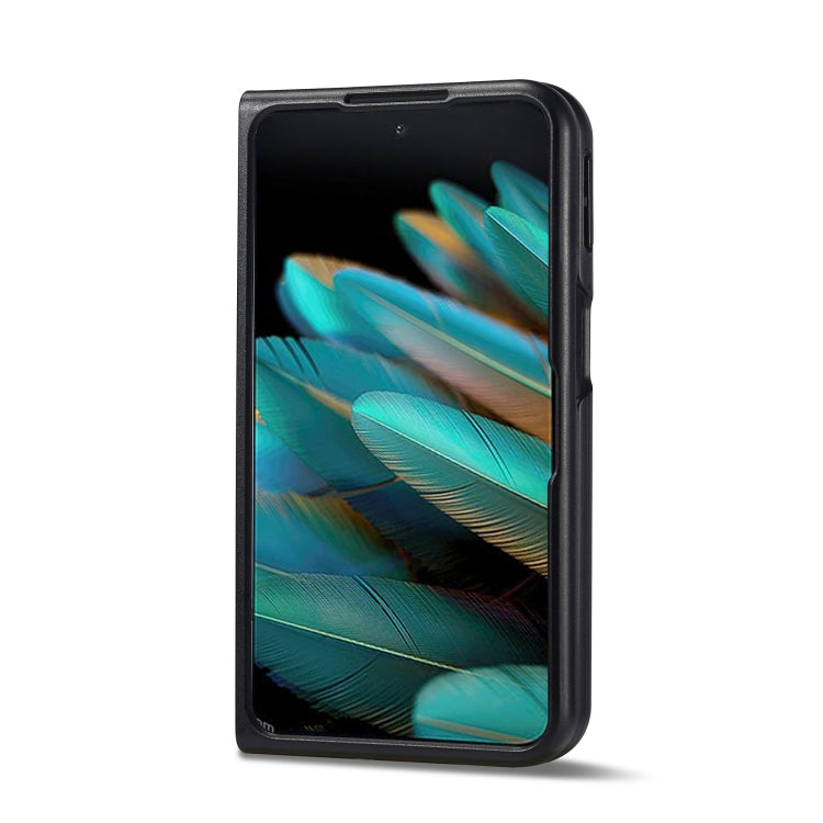 For OPPO Find N2 LC.IMEEKE 3 in 1 Carbon Fiber Texture Shockproof Phone Case(Black) - OPPO Cases by LC.IMEEKE | Online Shopping South Africa | PMC Jewellery | Buy Now Pay Later Mobicred