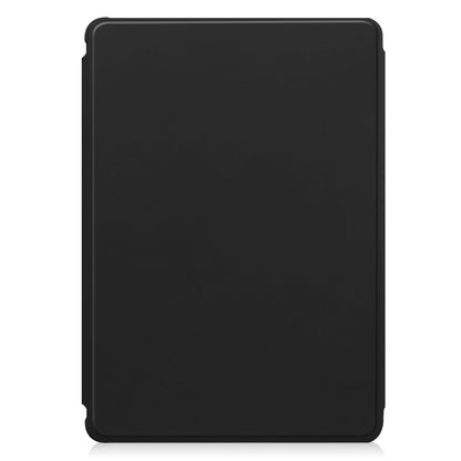 For Samsung Galaxy Tab S9 360 Rotation Transparent Smart Leather Case(Black) - Galaxy Tab S9 Cases by PMC Jewellery | Online Shopping South Africa | PMC Jewellery | Buy Now Pay Later Mobicred