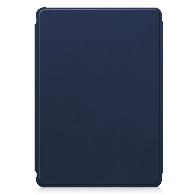 For Samsung Galaxy Tab S9 FE+ / S10+ 360 Rotation Transparent Smart Leather Case(Dark Blue) - Galaxy Tab S9 FE+ by PMC Jewellery | Online Shopping South Africa | PMC Jewellery | Buy Now Pay Later Mobicred