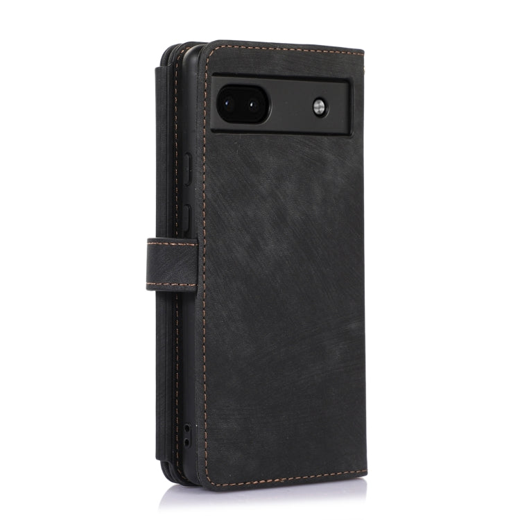 For Google Pixel 6a Dream 9-Card Wallet Zipper Bag Leather Phone Case(Black) - Google Cases by PMC Jewellery | Online Shopping South Africa | PMC Jewellery | Buy Now Pay Later Mobicred