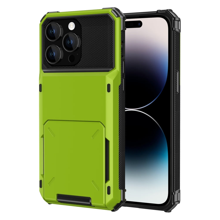 For iPhone 15 Pro Max Scratch-Resistant Shockproof Heavy Duty Rugged Armor Phone Case(Green) - iPhone 15 Pro Max Cases by PMC Jewellery | Online Shopping South Africa | PMC Jewellery