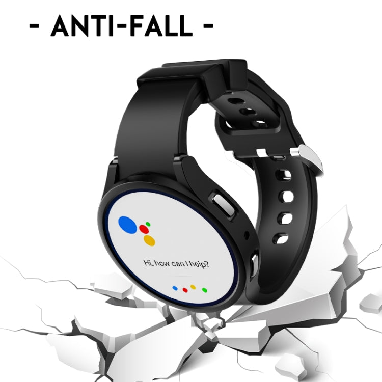 For Samsung Galaxy Watch 6 40mm Half-inclusive PC Watch Protective Case(Silver) - Watch Cases by PMC TechLife | Online Shopping South Africa | PMC TechLife