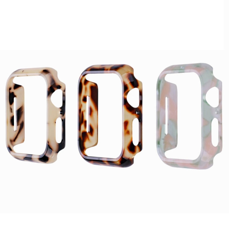 For Apple Watch Ultra 2 / Ultra 49mm Printed Resin PC Watch Case(Tortoiseshell) - Watch Cases by PMC Jewellery | Online Shopping South Africa | PMC Jewellery | Buy Now Pay Later Mobicred