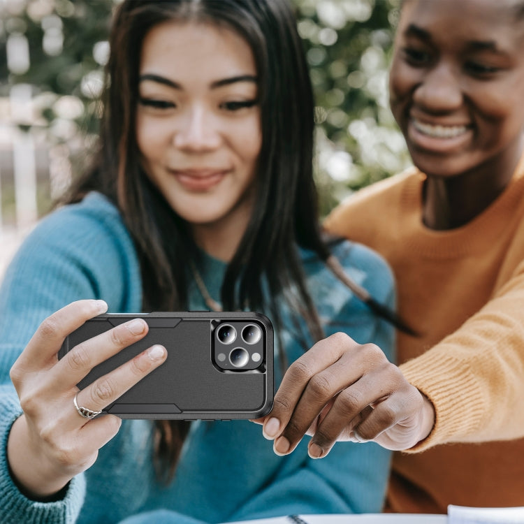 For iPhone 16 Pro Max Commuter Shockproof TPU + PC Phone Case(Black) - iPhone 16 Pro Max Cases by PMC TechLife | Online Shopping South Africa | PMC TechLife | Buy Now Pay Later Mobicred