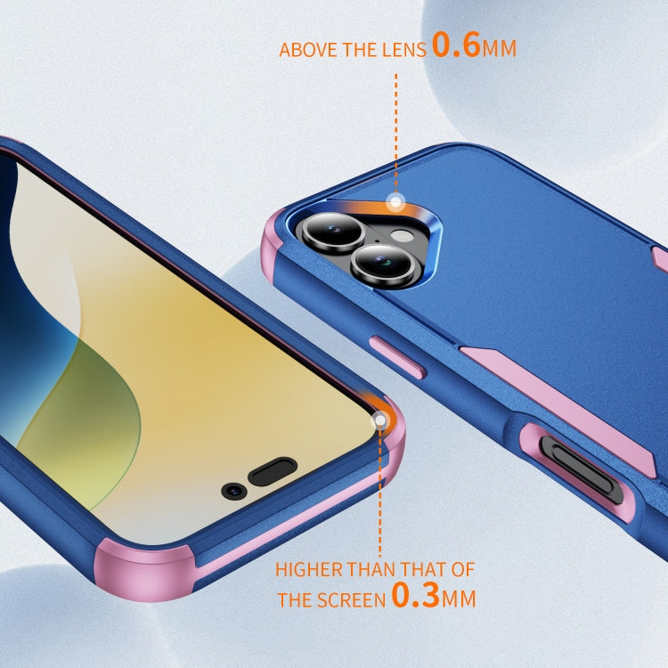 For iPhone 16 Plus Commuter Shockproof TPU + PC Phone Case(Royal Blue+Pink) - iPhone 16 Plus Cases by PMC TechLife | Online Shopping South Africa | PMC TechLife | Buy Now Pay Later Mobicred
