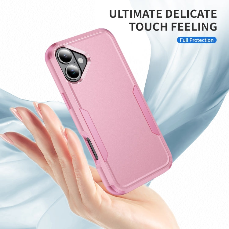 For iPhone 16 Plus Commuter Shockproof TPU + PC Phone Case(Pink) - iPhone 16 Plus Cases by PMC TechLife | Online Shopping South Africa | PMC TechLife | Buy Now Pay Later Mobicred