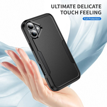 For iPhone 16 Plus Commuter Shockproof TPU + PC Phone Case(Black) - iPhone 16 Plus Cases by PMC Jewellery | Online Shopping South Africa | PMC Jewellery | Buy Now Pay Later Mobicred