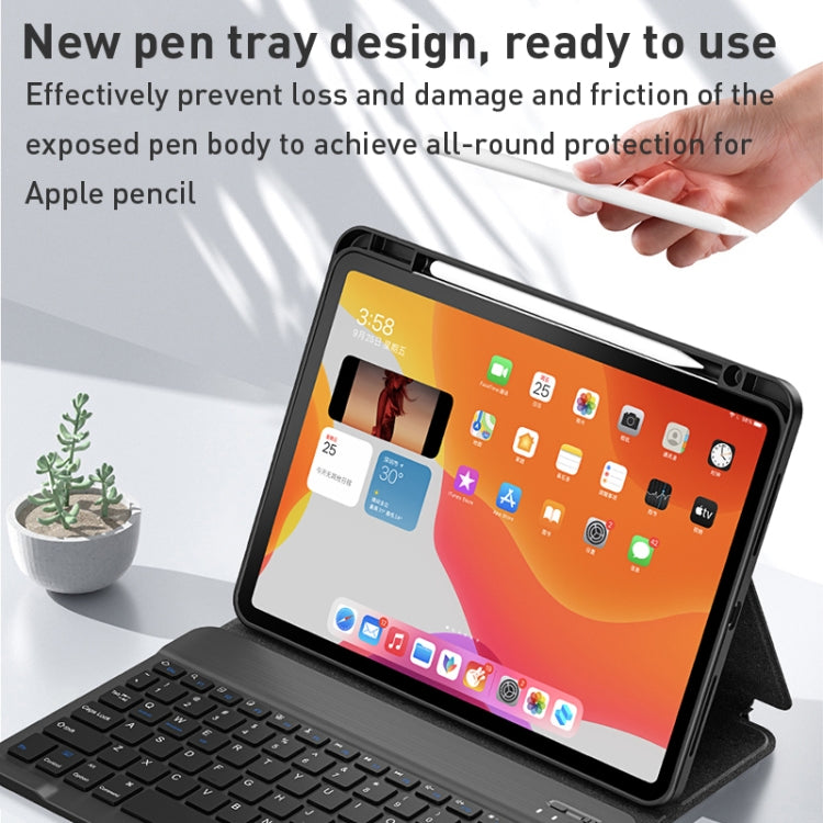 For iPad 10.2 2021 / Air 2019 WiWU Skin Feel Magnetic Detachable Keyboard Tablet Case(Black) - For iPad Air by WIWU | Online Shopping South Africa | PMC Jewellery