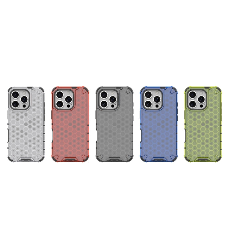 For iPhone 16 Pro Max Honeycomb Shockproof Phone Case(Red) - iPhone 16 Pro Max Cases by PMC TechLife | Online Shopping South Africa | PMC TechLife | Buy Now Pay Later Mobicred