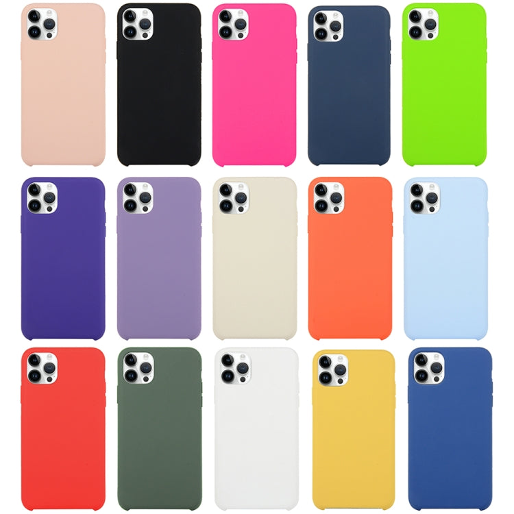 For iPhone 16 Solid Silicone Phone Case(Purple) - iPhone 16 Cases by PMC TechLife | Online Shopping South Africa | PMC TechLife | Buy Now Pay Later Mobicred