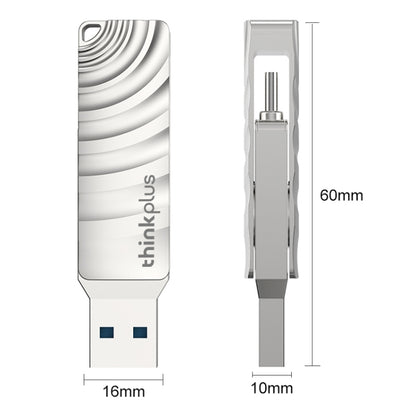 Lenovo Thinkplus MU232 USB 3.2 + USB-C / Type-C Dual Head Flash Drive, Memory:64GB - USB Flash Drives by Lenovo | Online Shopping South Africa | PMC Jewellery | Buy Now Pay Later Mobicred