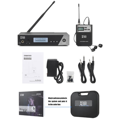 XTUGA  IEM1100 Professional Wireless In Ear Monitor System 2 BodyPacks(US Plug) - Microphone by XTUGA | Online Shopping South Africa | PMC Jewellery | Buy Now Pay Later Mobicred