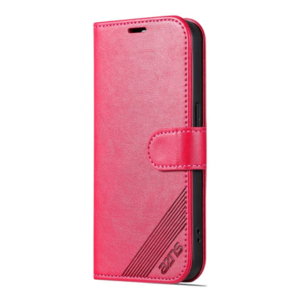 For iPhone 16 Pro AZNS Sheepskin Texture Flip Leather Phone Case(Red) - iPhone 16 Pro Cases by AZNS | Online Shopping South Africa | PMC Jewellery | Buy Now Pay Later Mobicred