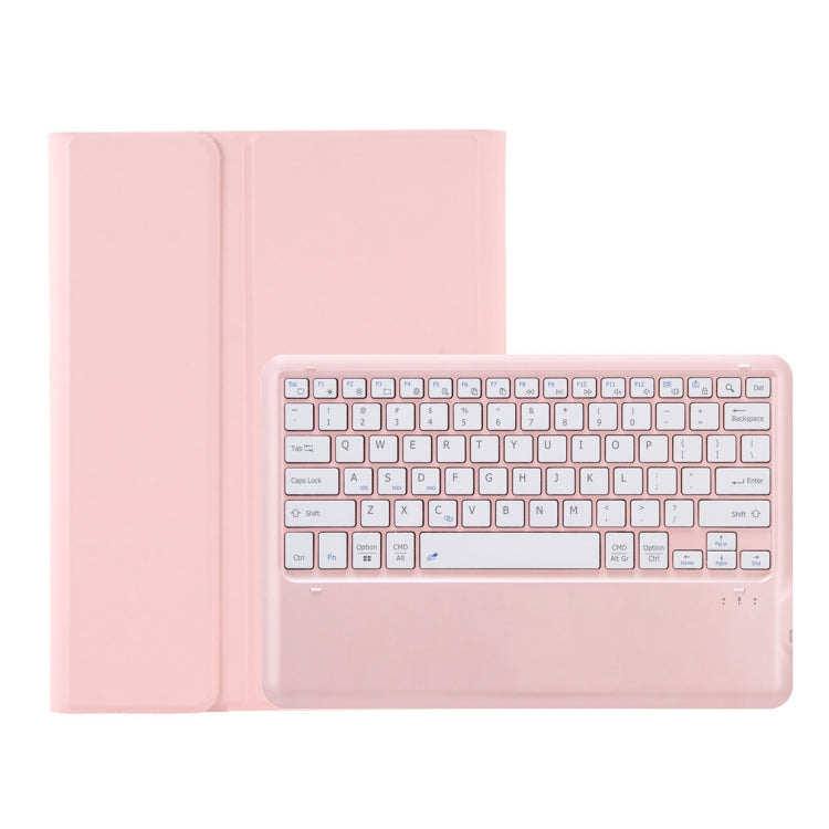 For Samsung Galaxy Tab S9+ A810B Pen Slot Detachable Bluetooth Keyboard Leather Tablet Case(Pink) - Samsung Keyboard by PMC Jewellery | Online Shopping South Africa | PMC Jewellery