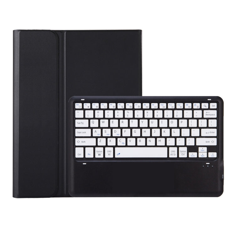 For Samsung Galaxy Tab S9 FE+ A810B Pen Slot Detachable Bluetooth Keyboard Leather Tablet Case(Black+White) - Samsung Keyboard by PMC Jewellery | Online Shopping South Africa | PMC Jewellery