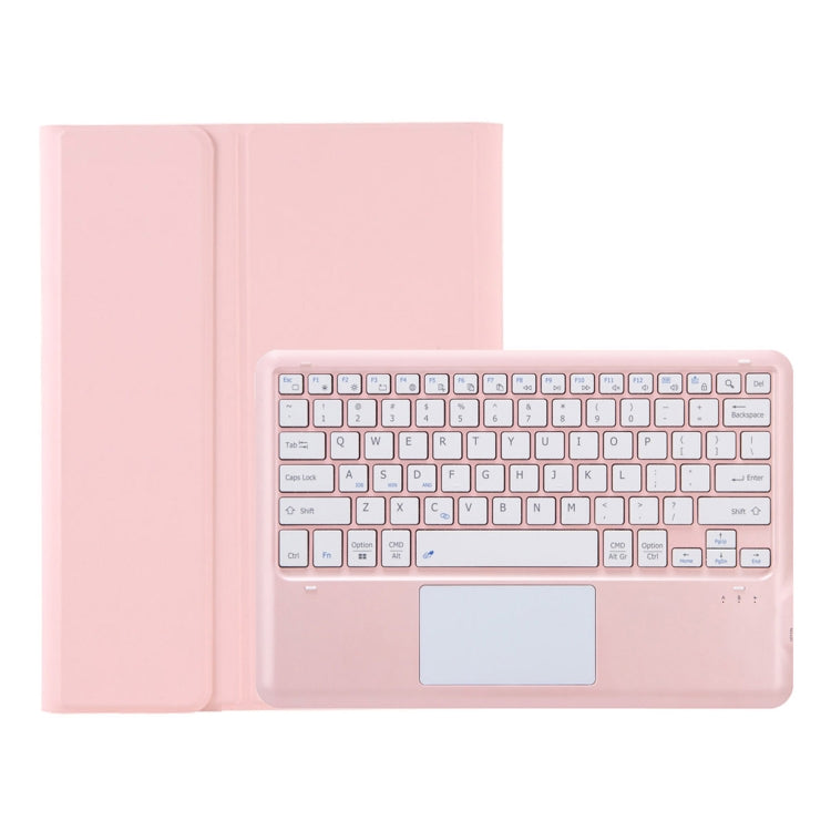 For Samsung Galaxy Tab S9+ A810B-A Touch Pad Detachable Bluetooth Keyboard Leather Tablet Case(Pink) - Samsung Keyboard by PMC Jewellery | Online Shopping South Africa | PMC Jewellery