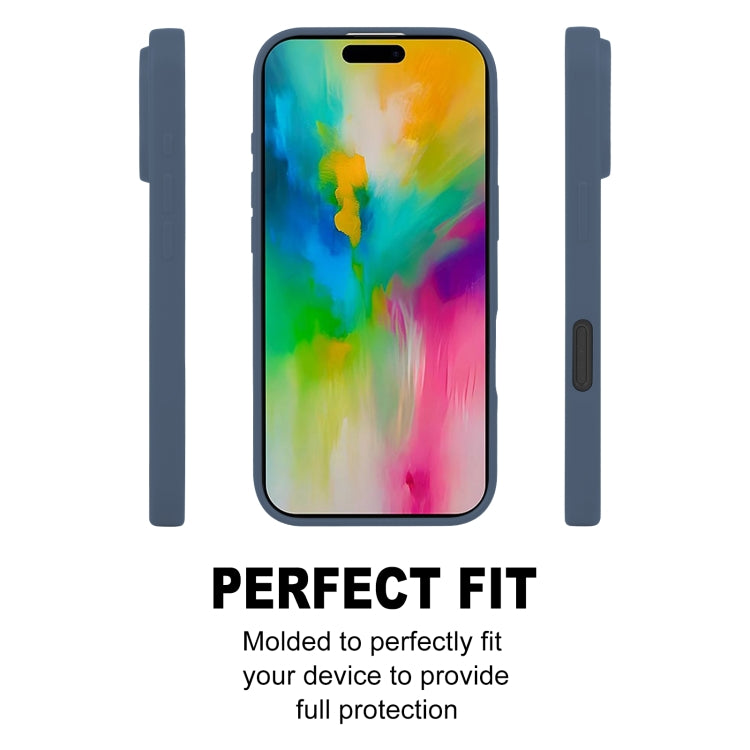 For iPhone 16 Pro Max GOOSPERY SOFT FEELING Liquid TPU Soft Phone Case(Dark Blue) - iPhone 16 Pro Max Cases by GOOSPERY | Online Shopping South Africa | PMC Jewellery | Buy Now Pay Later Mobicred