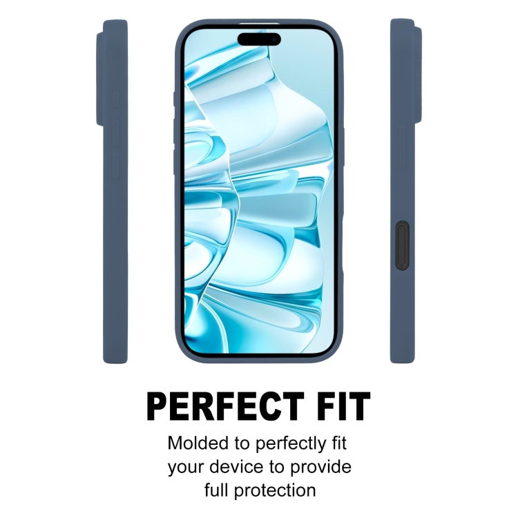 For iPhone 16 GOOSPERY SOFT FEELING Liquid TPU Soft Phone Case(Dark Blue) - iPhone 16 Cases by GOOSPERY | Online Shopping South Africa | PMC Jewellery | Buy Now Pay Later Mobicred