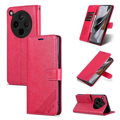 For OPPO Find X8 AZNS Sheepskin Texture Flip Leather Phone Case(Red) - Find X8 Cases by AZNS | Online Shopping South Africa | PMC Jewellery | Buy Now Pay Later Mobicred