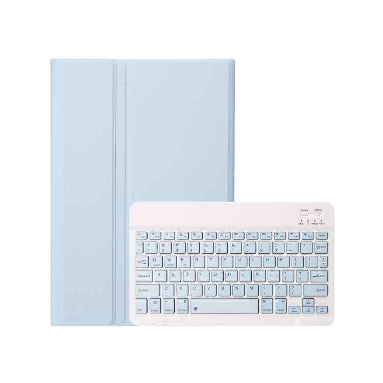 For Samsung Galaxy Tab S9 A710B Candy Color TPU Bluetooth Keyboard Leather Tablet Case with Pen Holder(Ice Blue) - Samsung Keyboard by PMC Jewellery | Online Shopping South Africa | PMC Jewellery