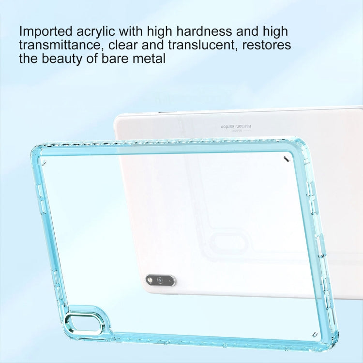 For Huawei MatePad 10.4 Clear Acrylic Shockproof Tablet Case(Purple) - Huawei by PMC TechLife | Online Shopping South Africa | PMC TechLife | Buy Now Pay Later Mobicred