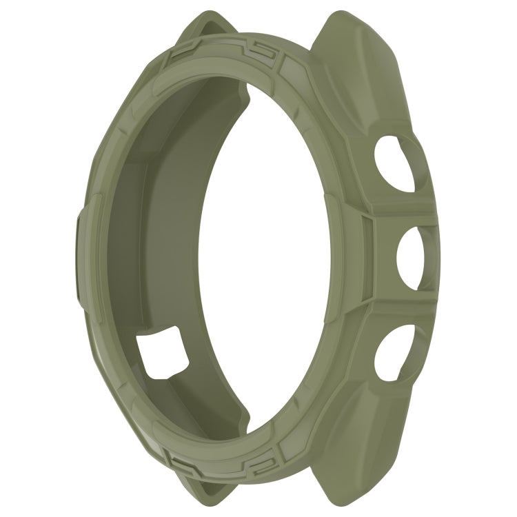 For Garmin Approach S70 42mm Armor Hollow Watch Protective Case(Green) - Watch Cases by PMC Jewellery | Online Shopping South Africa | PMC Jewellery