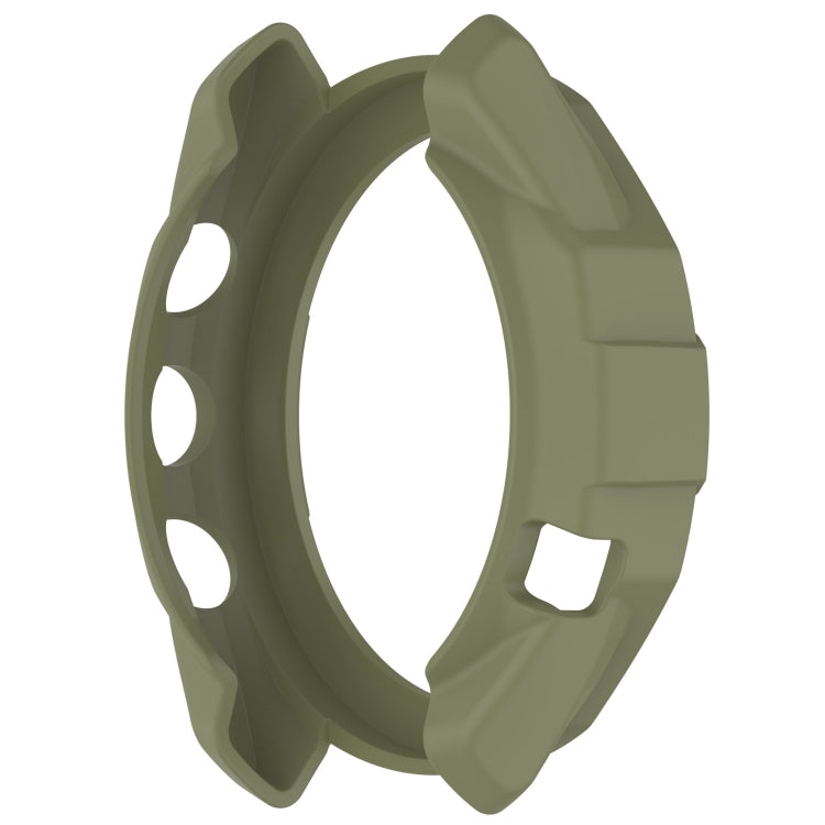 For Garmin Approach S70 42mm Armor Hollow Watch Protective Case(Green) - Watch Cases by PMC Jewellery | Online Shopping South Africa | PMC Jewellery