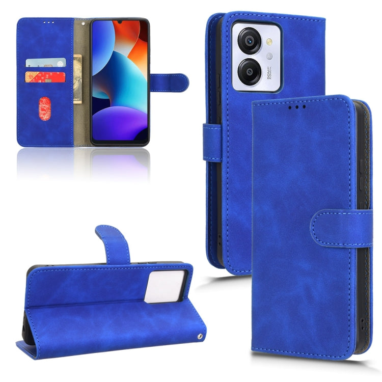 For Blackview Oscal Modern 8 / Color 8 Skin Feel Magnetic Flip Leather Phone Case(Blue) - More Brand by PMC Jewellery | Online Shopping South Africa | PMC Jewellery | Buy Now Pay Later Mobicred