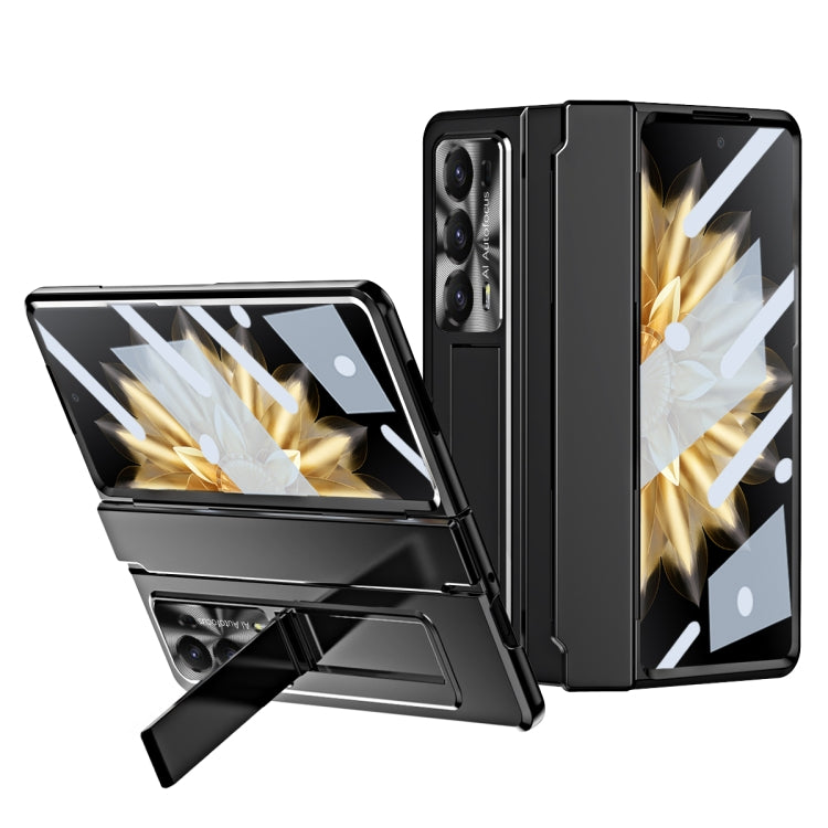 For Honor Magic V2 Integrated Folding Phone Case with Hinge(Black) - Honor Cases by PMC TechLife | Online Shopping South Africa | PMC TechLife | Buy Now Pay Later Mobicred