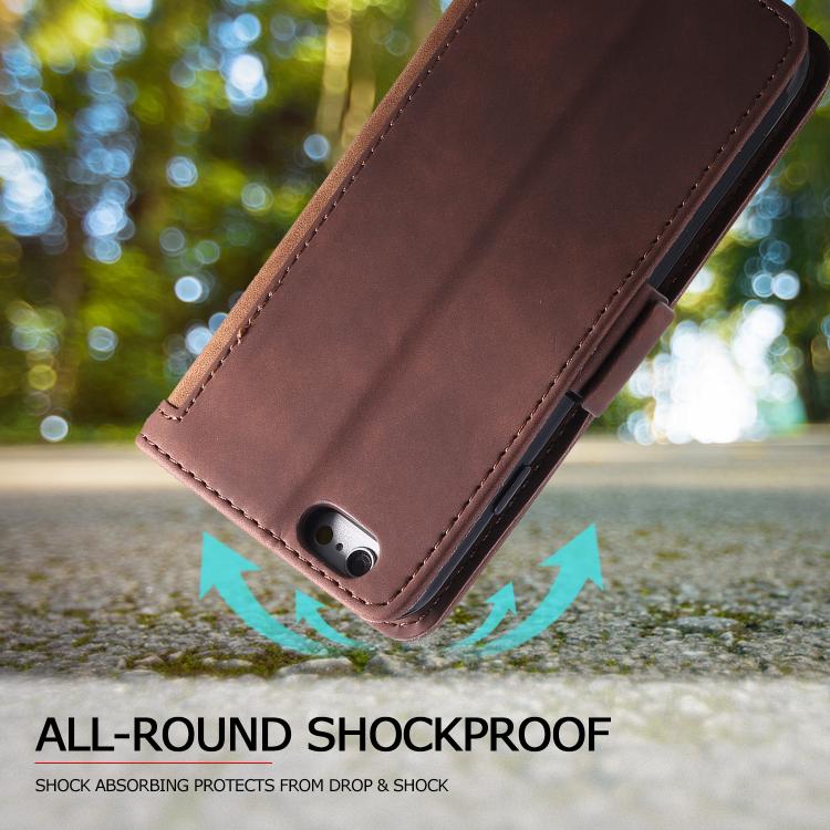 For iPhone 16e Retro Splicing Horizontal Flip Leather Phone Case(Brown) - iPhone 16e Cases by PMC TechLife | Online Shopping South Africa | PMC TechLife | Buy Now Pay Later Mobicred