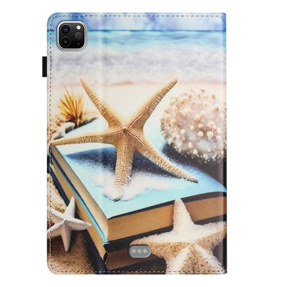 For iPad Pro 11 2024 Sewing Litchi Texture Smart Leather Tablet Case(Starfish) - iPad Pro 11 2024 Cases by PMC Jewellery | Online Shopping South Africa | PMC Jewellery | Buy Now Pay Later Mobicred