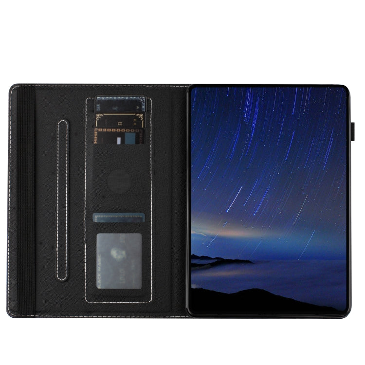 For Huawei MediaPad T5 10 Sewing Litchi Texture Smart Leather Tablet Case(Wolf) - Huawei by PMC TechLife | Online Shopping South Africa | PMC TechLife | Buy Now Pay Later Mobicred