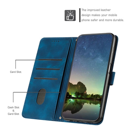 For Honor X8b Dream Triangle Leather Phone Case with Lanyard(Blue) - Honor Cases by PMC Jewellery | Online Shopping South Africa | PMC Jewellery | Buy Now Pay Later Mobicred