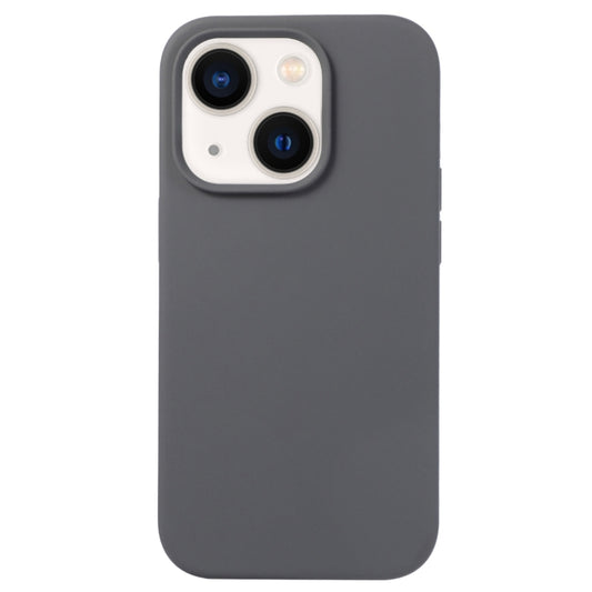 For iPhone 13 Liquid Silicone Phone Case(Charcoal Black) - iPhone 13 Cases by PMC Jewellery | Online Shopping South Africa | PMC Jewellery | Buy Now Pay Later Mobicred