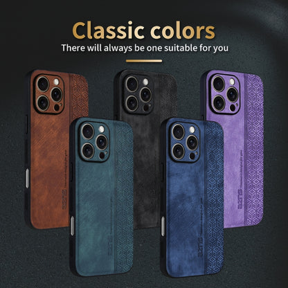 For iPhone 16 Pro AZNS 3D Embossed Skin Feel Phone Case(Dark Green) - iPhone 16 Pro Cases by AZNS | Online Shopping South Africa | PMC Jewellery | Buy Now Pay Later Mobicred