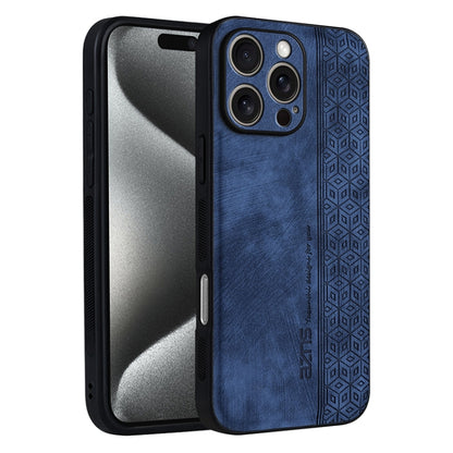 For iPhone 16 Pro AZNS 3D Embossed Skin Feel Phone Case(Sapphire Blue) - iPhone 16 Pro Cases by AZNS | Online Shopping South Africa | PMC Jewellery | Buy Now Pay Later Mobicred