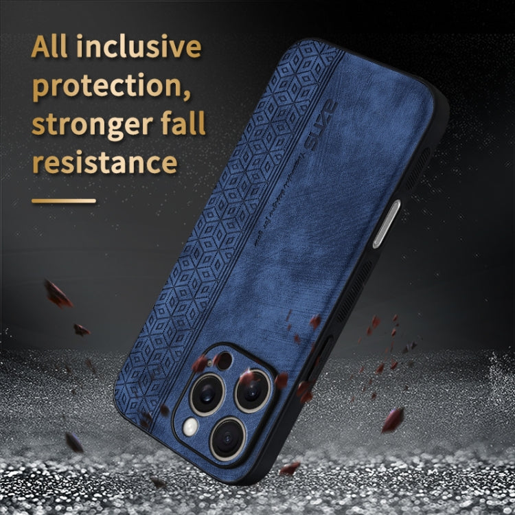 For iPhone 16 Pro AZNS 3D Embossed Skin Feel Phone Case(Sapphire Blue) - iPhone 16 Pro Cases by AZNS | Online Shopping South Africa | PMC Jewellery | Buy Now Pay Later Mobicred