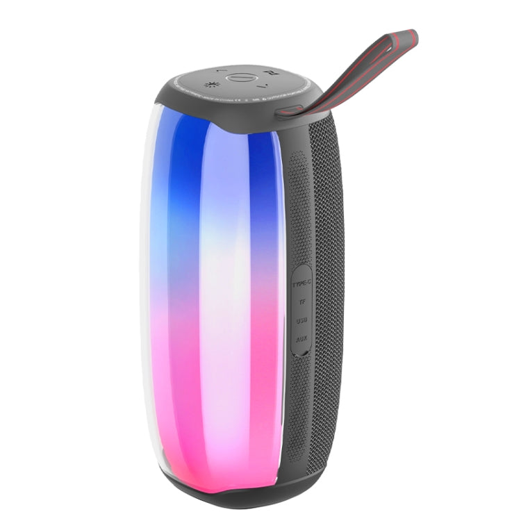 HOPESTAR P50 IPX6 Waterproof Outdoor Portable RGB Light Bluetooth Speaker(Grey) - Waterproof Speaker by HOPESTAR | Online Shopping South Africa | PMC Jewellery | Buy Now Pay Later Mobicred