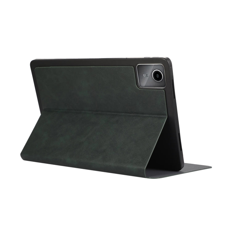 For Lenovo Tab M11 / Xiaoxin Pad 11 2024 PU Flip Tablet Protective Leather Tablet Case(Green) - Lenovo by PMC Jewellery | Online Shopping South Africa | PMC Jewellery | Buy Now Pay Later Mobicred