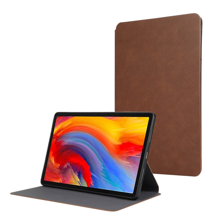 For Lenovo Tab M11 / Xiaoxin Pad 11 2024 PU Flip Tablet Protective Leather Tablet Case(Brown) - Lenovo by PMC Jewellery | Online Shopping South Africa | PMC Jewellery | Buy Now Pay Later Mobicred